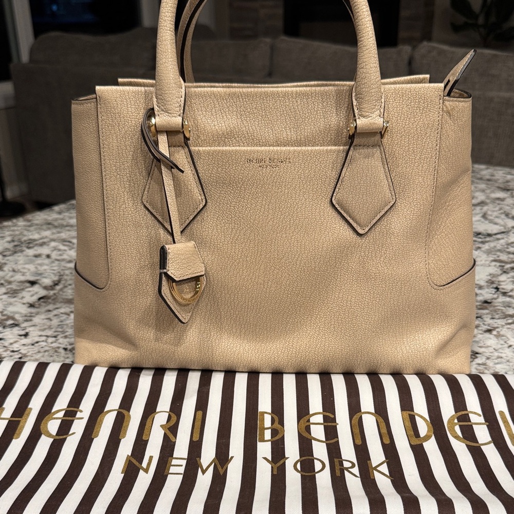 Henri Bendel Beige Satchel Bag